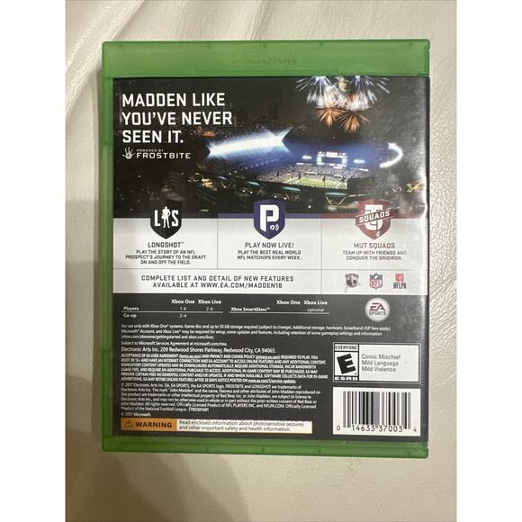 Madden NFL 18 (Microsoft Xbox One) - Picture 2 of 2
